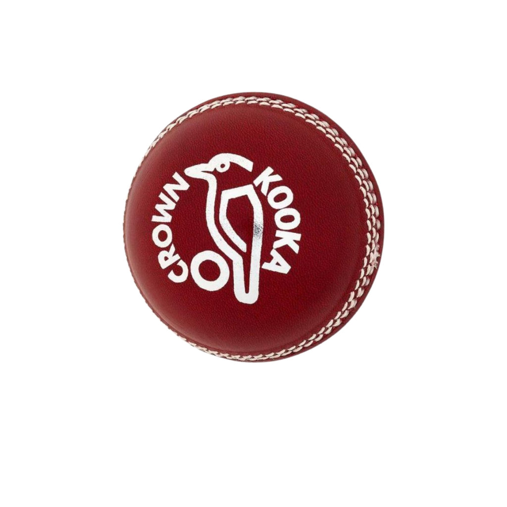 Kookaburra Crown Cricket Ball Junior 142 Gms - Red - Cricket Balls - Wiz Sports