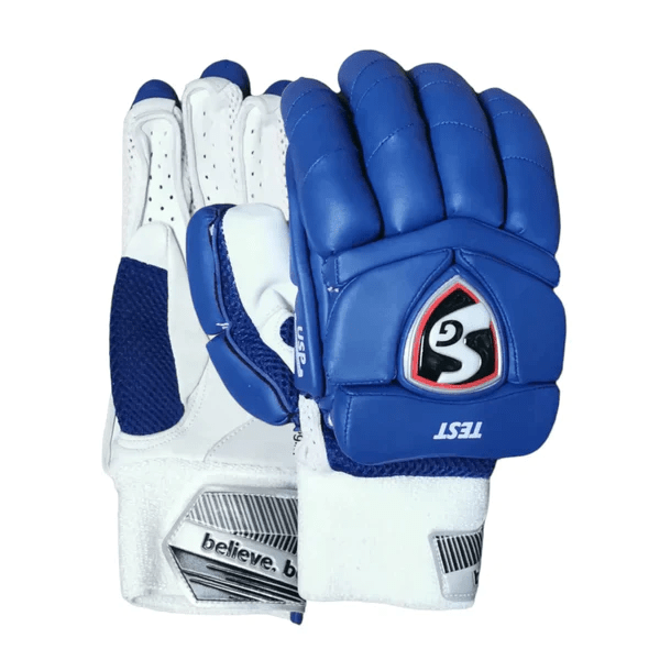 SG Test Cricket Batting Gloves - Navy - Cricket Gloves - Wiz Sports