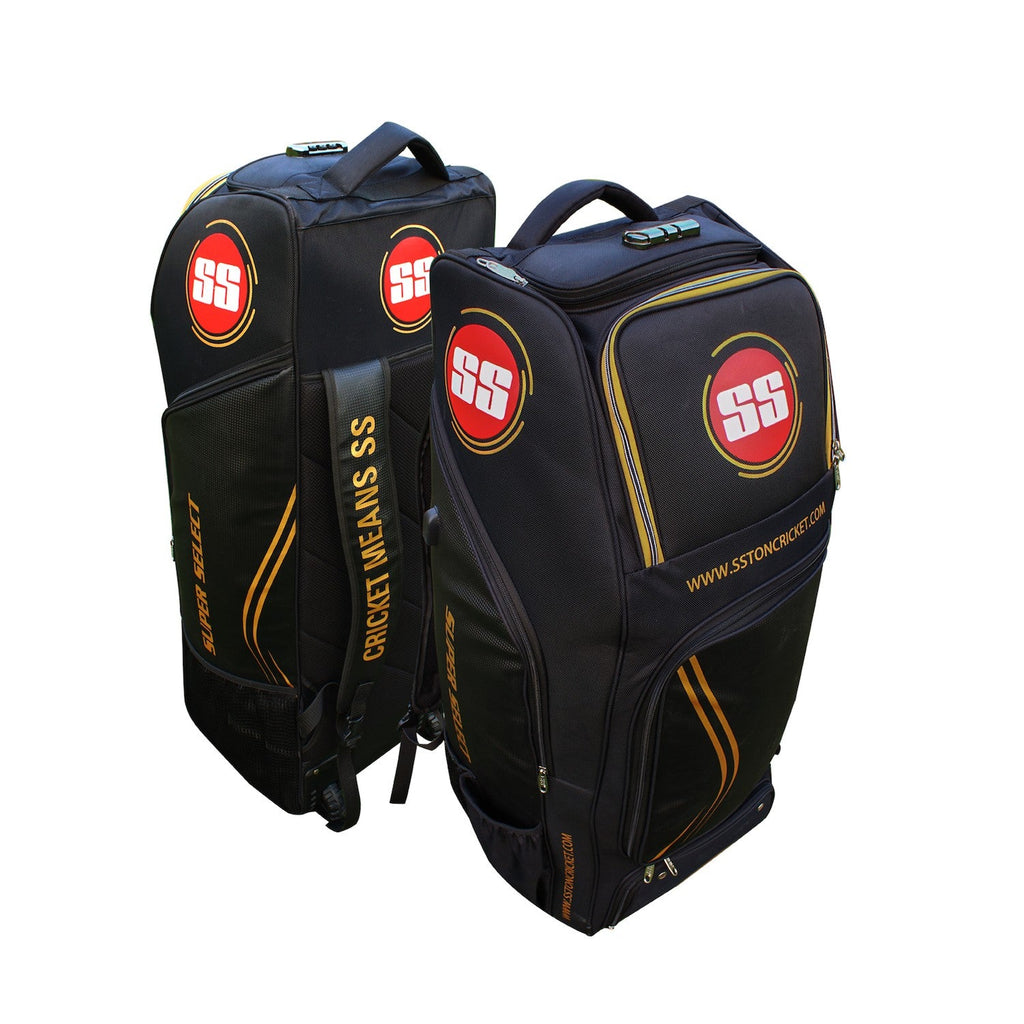 SS Super Select Duffle Wheelie Cricket Kit Bag - Kit Bags - Wiz Sports