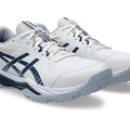ASICS GEL-PEAKE™ 3 Cricket Shoes – Rubber Moulded (White/Independence Blue)