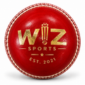 Wiz Sports Dual Colour Cricket Training Ball – Red/White 156g