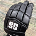 SS Superlite Black Cricket Batting Gloves - Senior