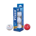 Vixen Gold Plastic Cricket Ball, White-(Gold V 80)