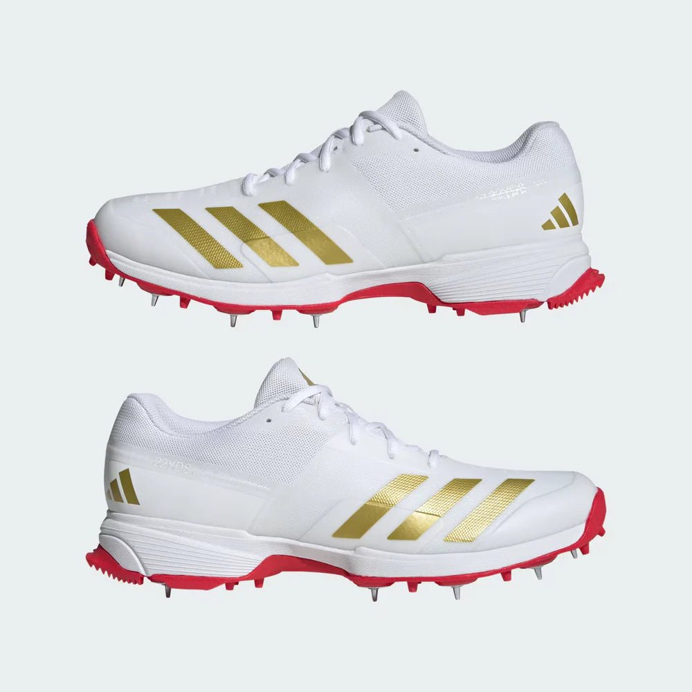ADIDAS adiZERO 22YDS 25/26 Edition Cricket Spike Gold - Cricket Shoes - Wiz Sports