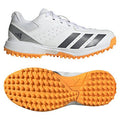 ADIDAS HOWZAT SPIKELESS CRICKET SHOES - 2026 Model (JQ8547-white orange)