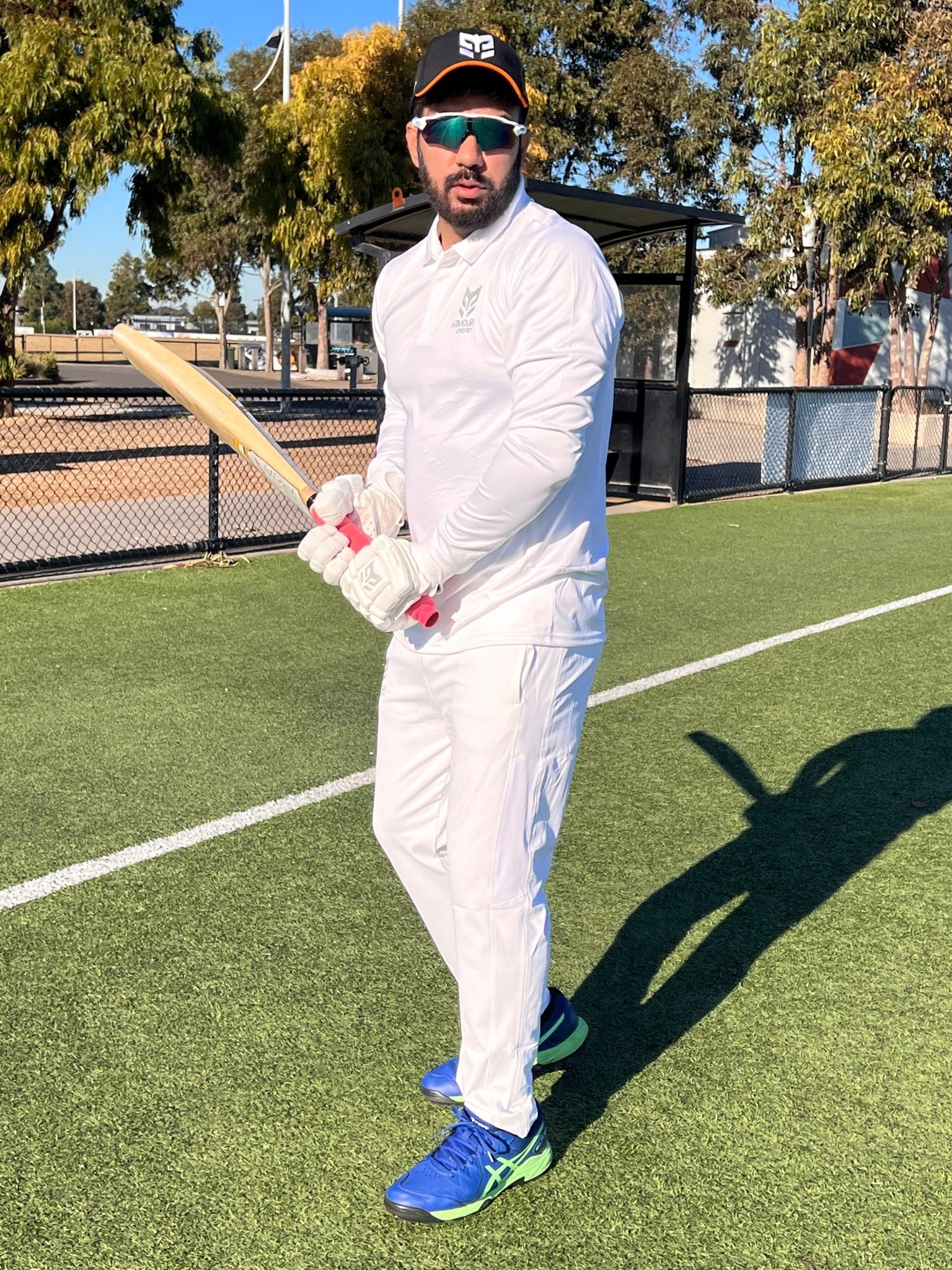 Armour Players Cricket Long Sleeve Shirt/Jersey (Cricket White