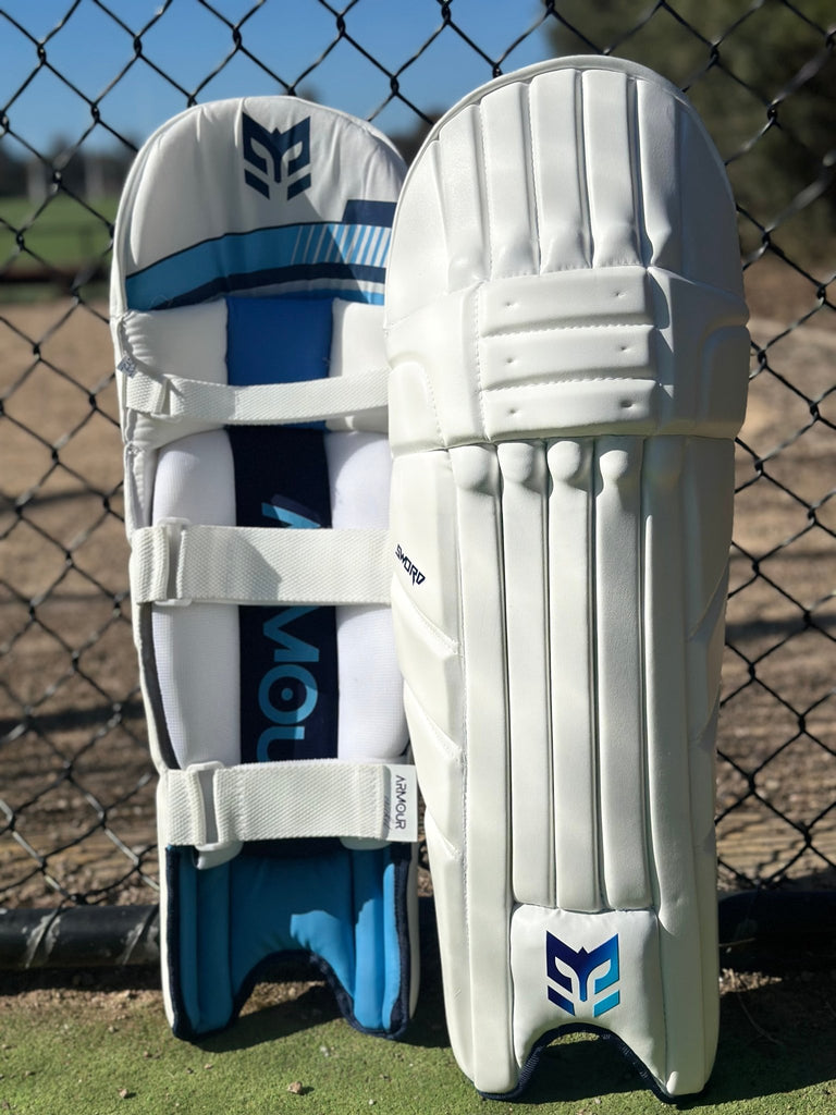 Armour Sword Batting Leg Guard - Adult - Cricket Batting pads - Wiz Sports