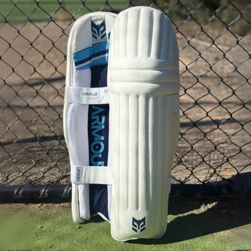 Armour Ultralite Batting Legguard - Lightest pad with Players Grade Protection - Cricket Leg Guards - Wiz Sports