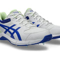 ASICS GEL-100™ NOT OUT Cricket Shoes 2026 Edition ( White/Neon Blue)