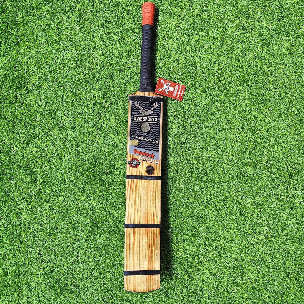 Bandook Burn Edition – 4 Scoop Power Bat | Engineered for Heavy Hard Tennis Balls - Cricket Bat - Wiz Sports