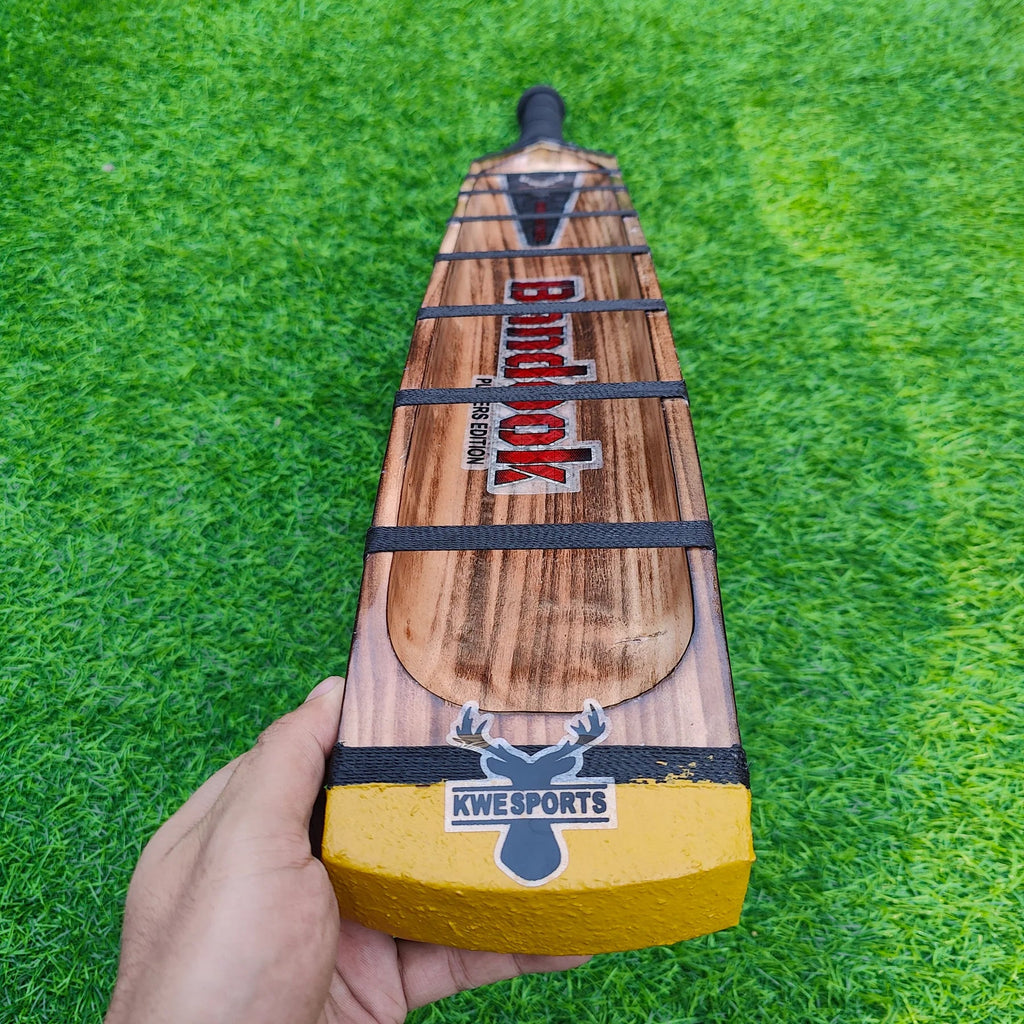 Bandook Burn Edition – Kerala Style Double Blade | Power Bat for Hard Tennis Balls - Cricket Bats - Wiz Sports