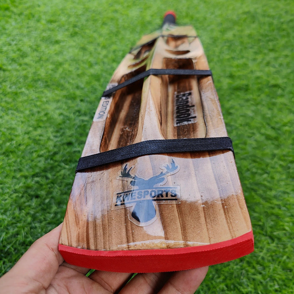 Bandook Burn Edition Players Edition | Lightweight 4 - Scoop Power Bat for Soft Tennis Balls - Cricket Bats - Wiz Sports