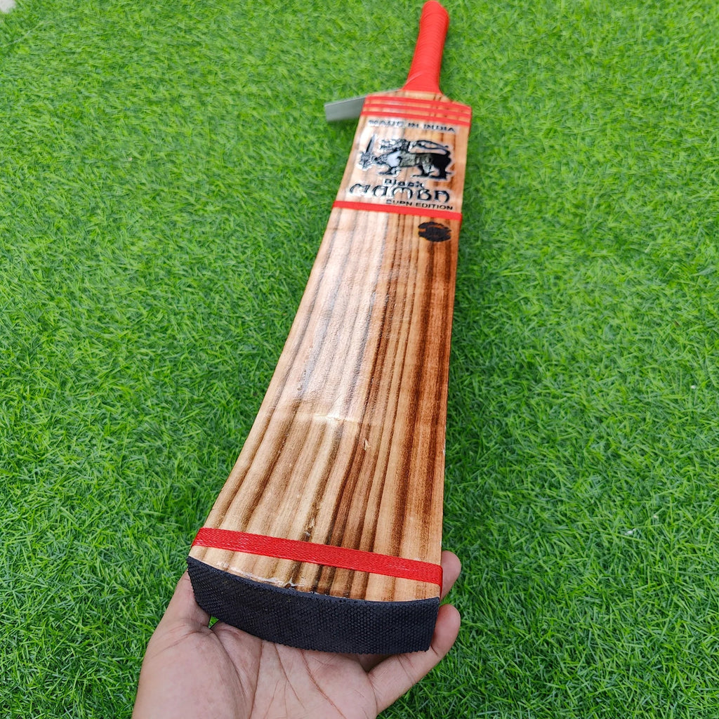 Black Mamba – Burn Edition | Hard Tennis Bat for Precision Power - Cricket Bats - Wiz Sports