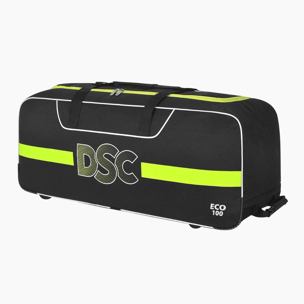 DSC Eco 100 Cricket Kit Bag with Wheels - Kit Bag - Wiz Sports