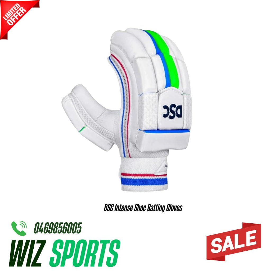 DSC Intense Shoc Cricket Kit Bundle - Adults - Cricket Kit - Wiz Sports