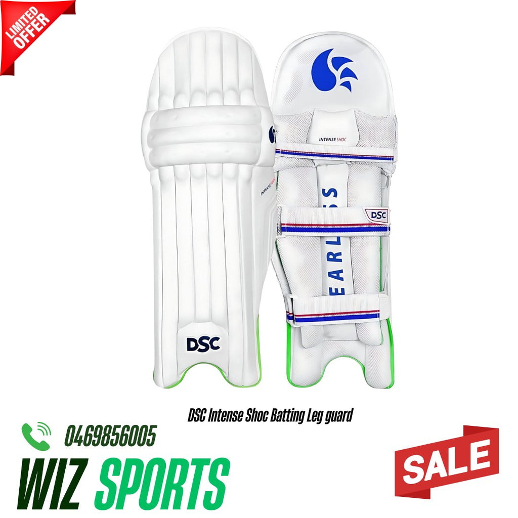 DSC Intense Shoc Cricket Kit Bundle - Adults - Cricket Kit - Wiz Sports