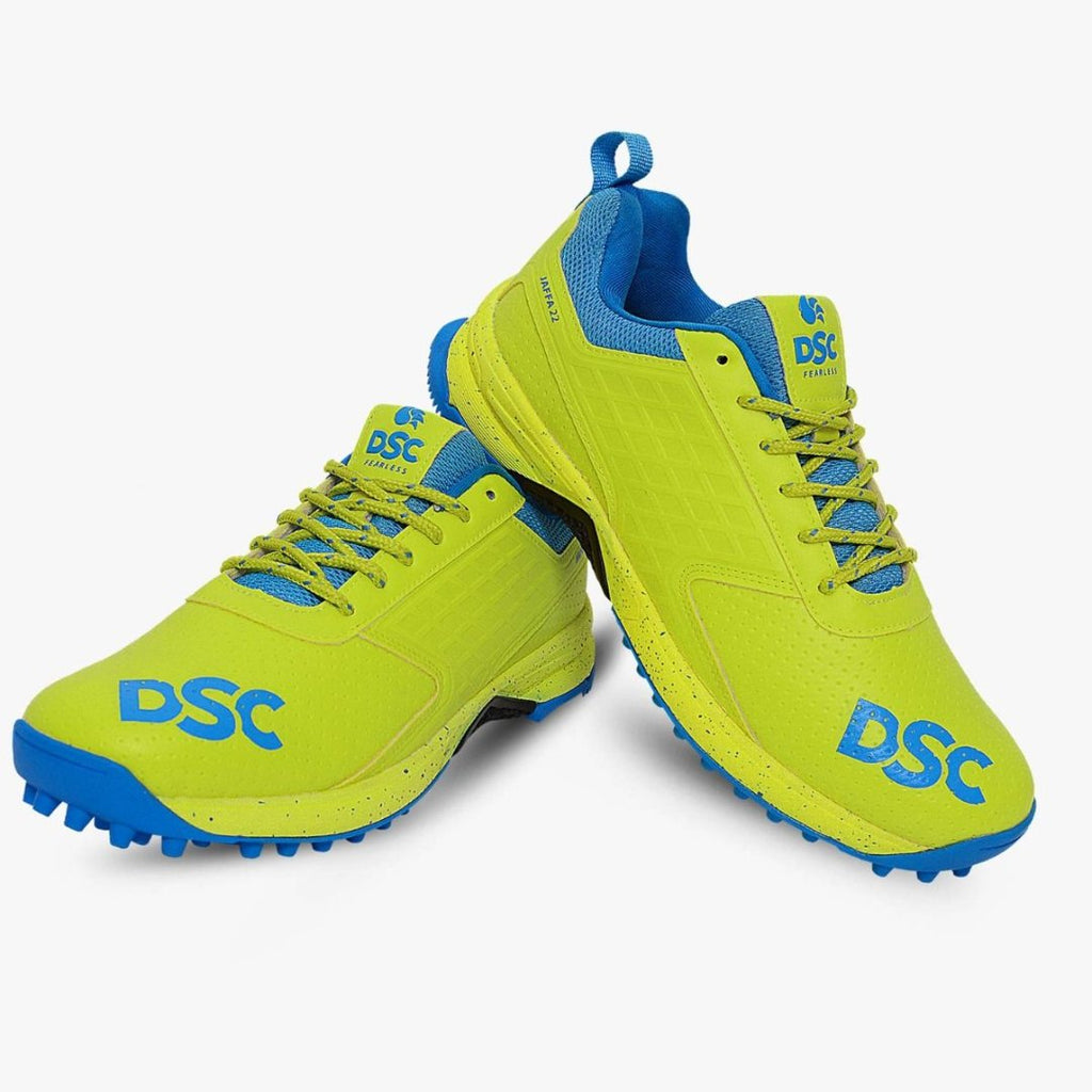 DSC Jaffa 22 Rubber Spike Cricket Shoes - Yellow - Cricket Shoes - Wiz Sports