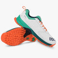 DSC JAFFA 22 WHITE SEA GREEN CRICKET SHOES