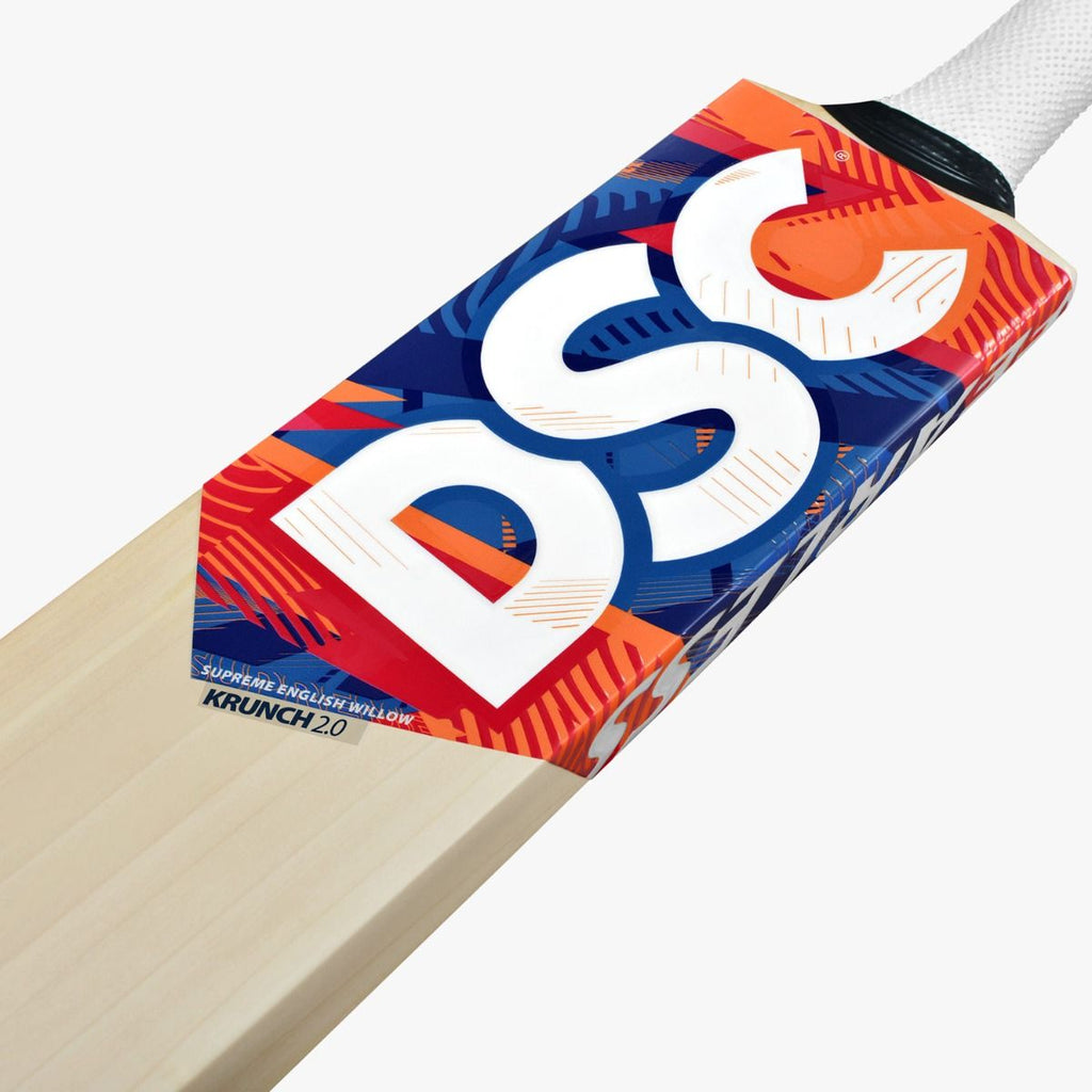DSC KRUNCH 2.0 David Warner English Willow Cricket Bat (2024 - 2025) Edition - Cricket Bats - Wiz Sports