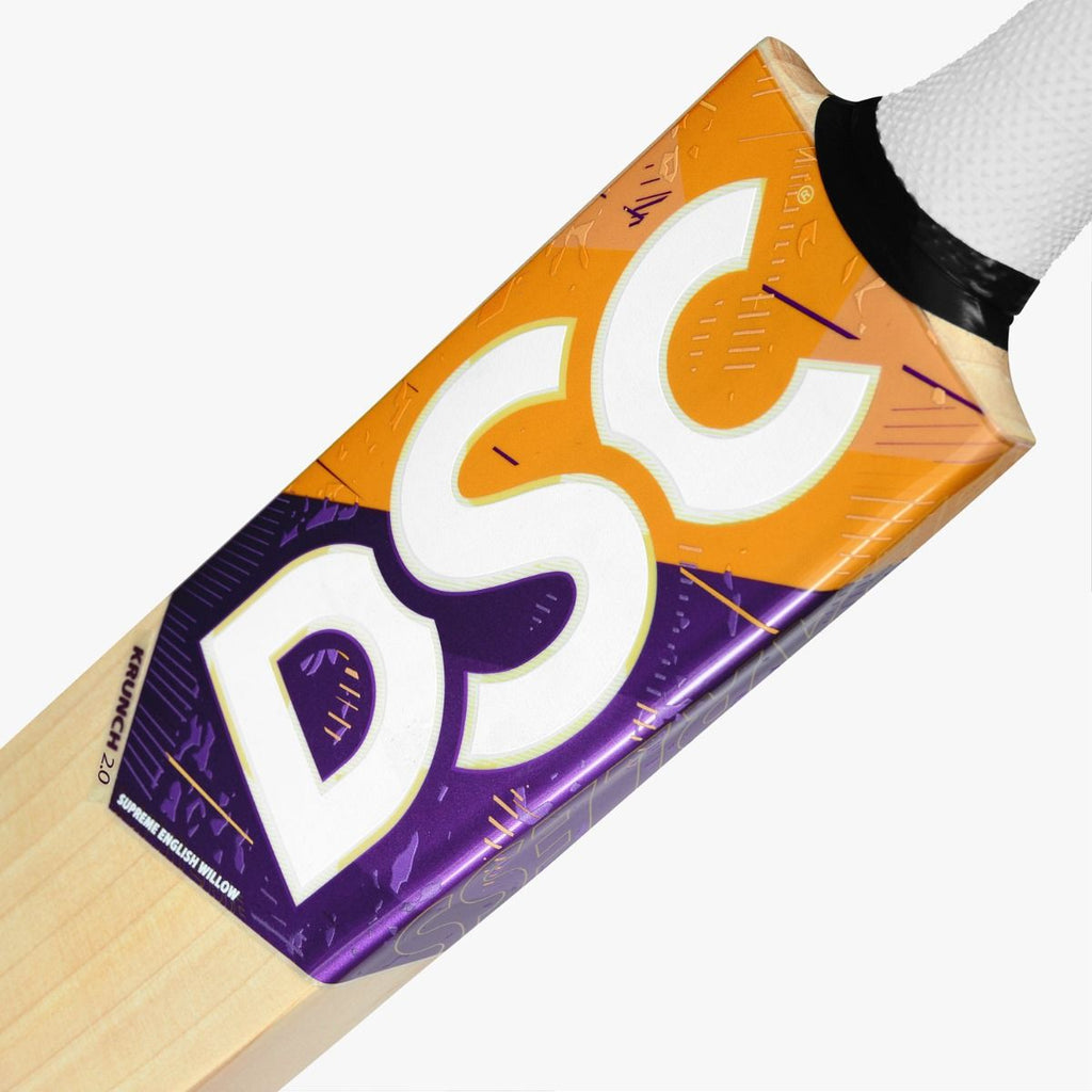 DSC KRUNCH 2.0 David Warner English Willow Cricket Bat 2024 Edition - Cricket Bats - Wiz Sports