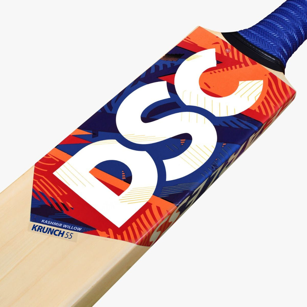 DSC KRUNCH 55 Kashmir Willow Cricket Bat 2024 Edition - Cricket Bats - Wiz Sports