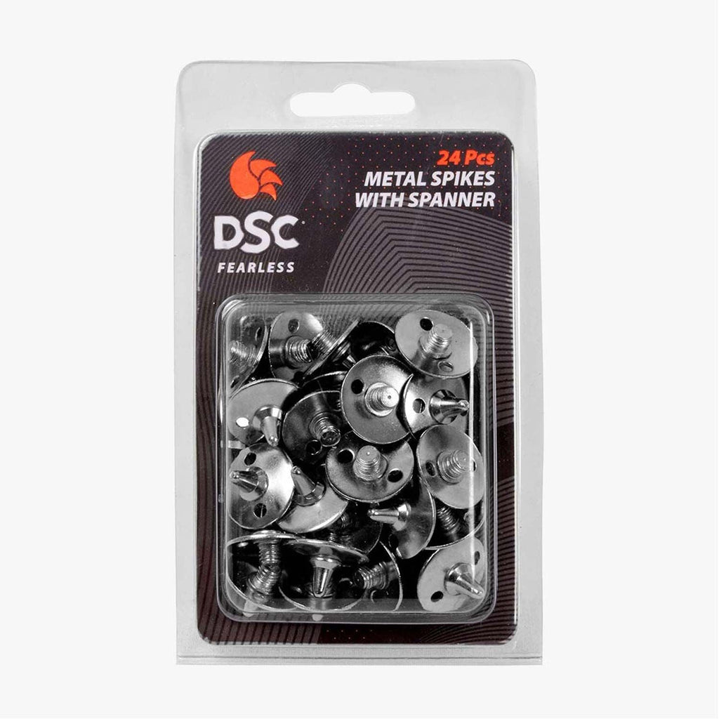 DSC METAL SPIKES WITH SPANNER - 24 pieces - Metal Spikes - Wiz Sports