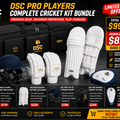 DSC Players Complete Cricket Kit Bundle (Premium Edition)