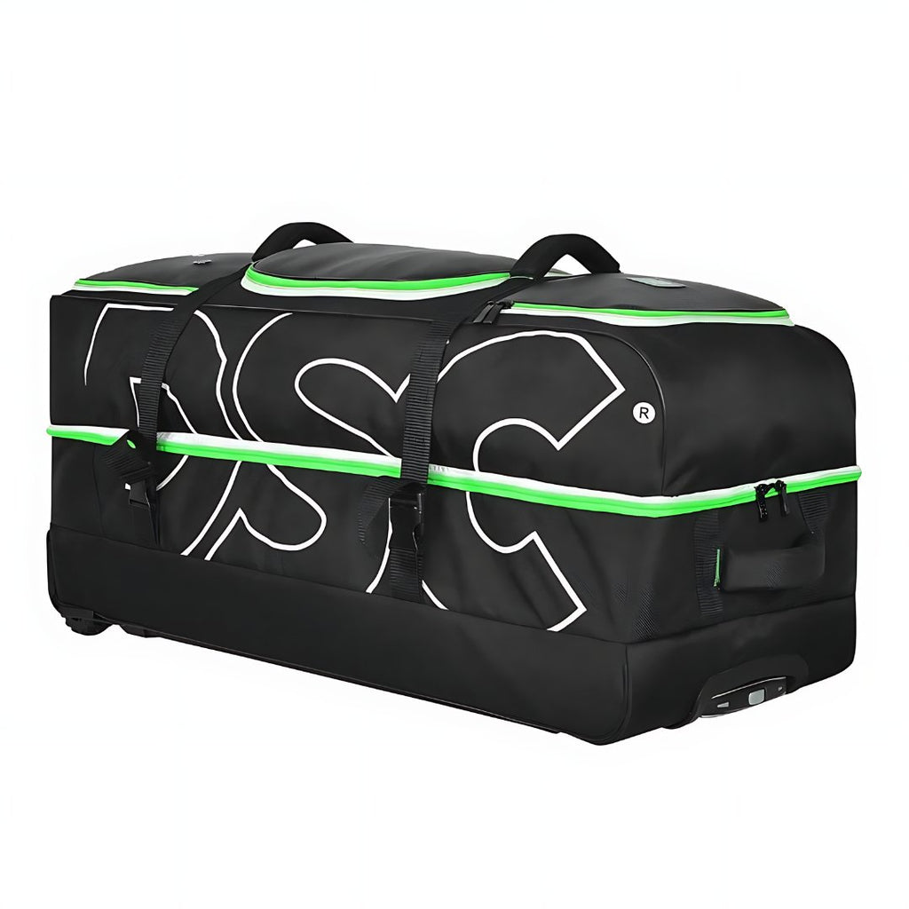DSC Spliit Players Kit Bag with Wheels - Big Wheelie bag for Professional Cricketers - Kit Bags - Wiz Sports