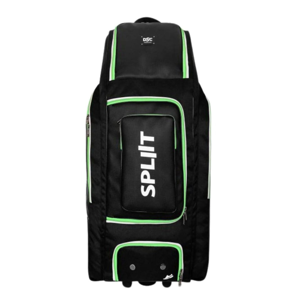 DSC Spliit Premium Duffle Cricket Kit Bag with Wheels - Kit Bags - Wiz Sports