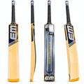 EM Double Barrel 1.0 Tennis Kashmir Willow Cricket Bat– best for sixes