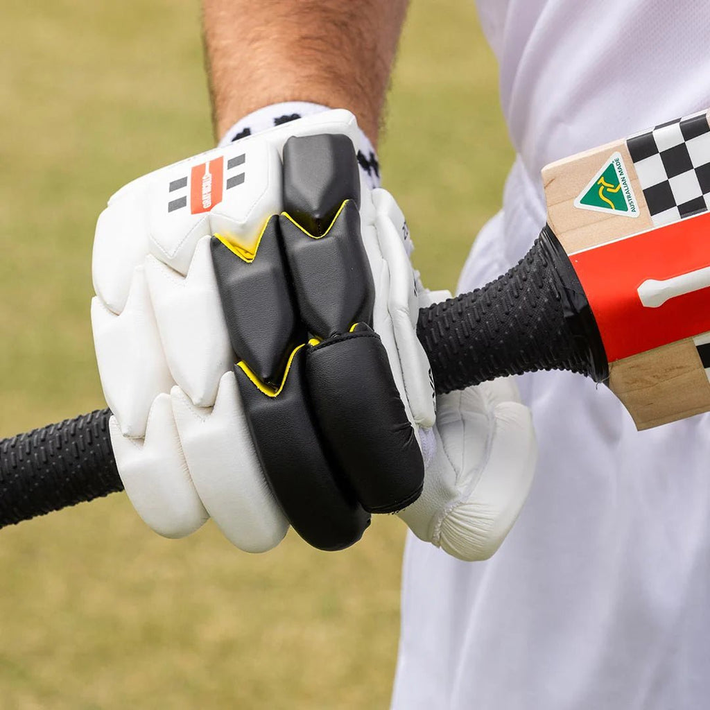 GRAY - NICOLLS 1500 2025 - 26 - BATTING GLOVES - Cricket Gloves - Wiz Sports