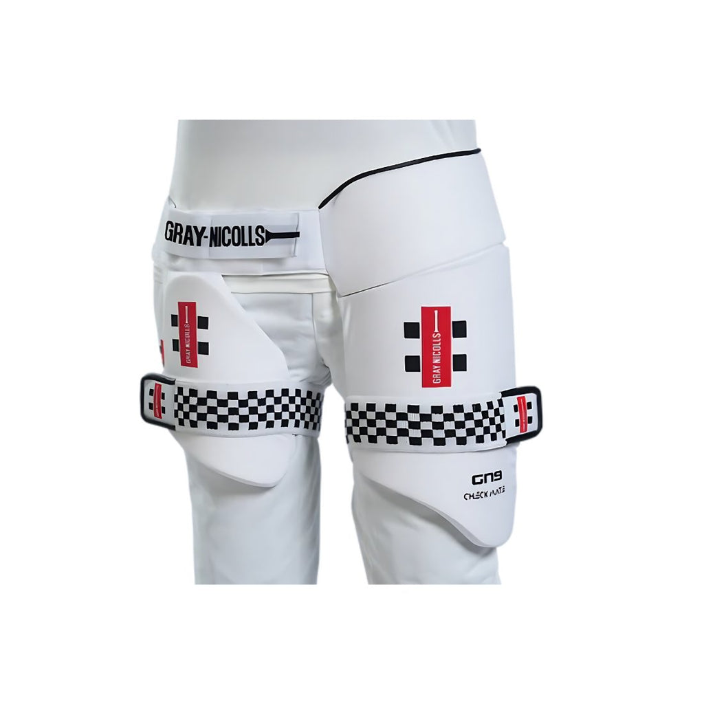 Gray Nicolls 9 Checkmate Thigh Pads - Cricket Protective Gear - Wiz Sports