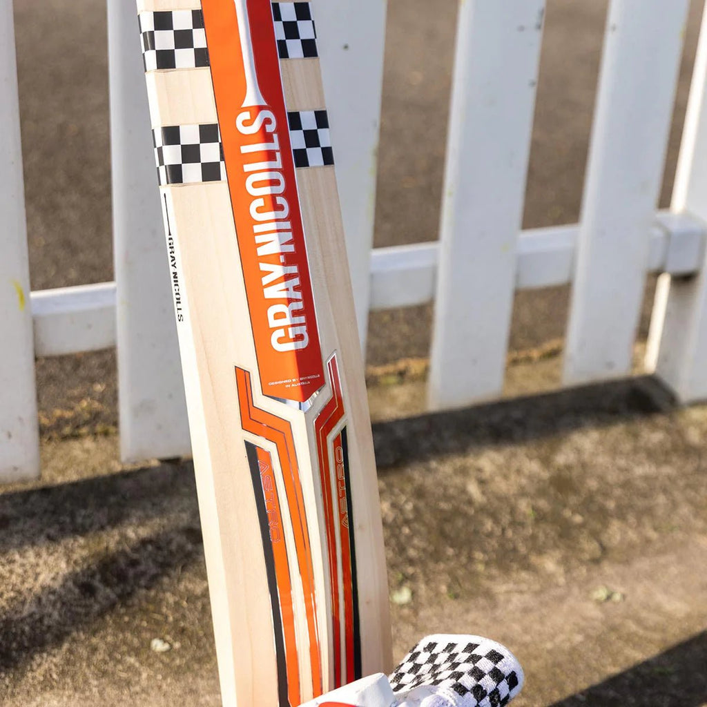 GRAY - NICOLLS ASTRO 800 SH (Natural) ENGLISH WILLOW CRICKET BAT - 2024 edition - Cricket Bats - Wiz Sports