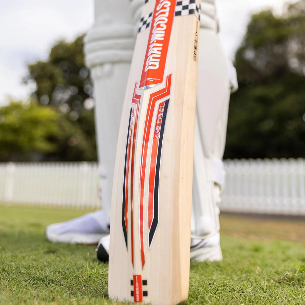 GRAY - NICOLLS ASTRO 800 SH (Natural) ENGLISH WILLOW CRICKET BAT - 2024 edition - Cricket Bats - Wiz Sports