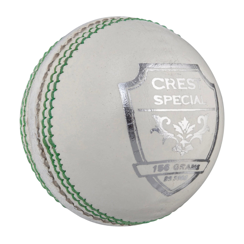 Gray Nicolls Crest Special White Cricket Ball (156 g) - Cricket Balls - Wiz Sports
