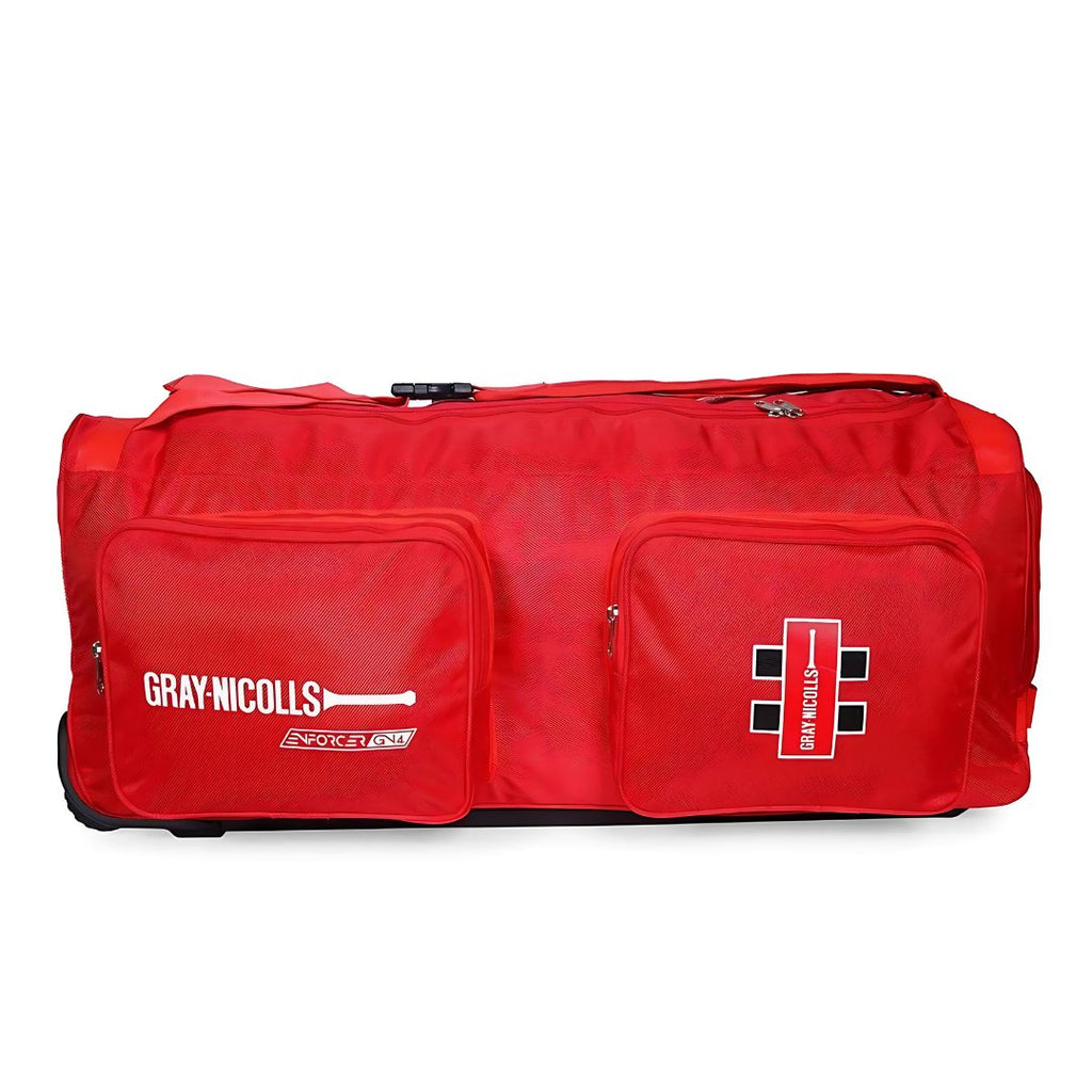 Gray Nicolls GN4 Enforcer Wheelie Kit Bag - Medium - Cricket Kit Bag - Wiz Sports