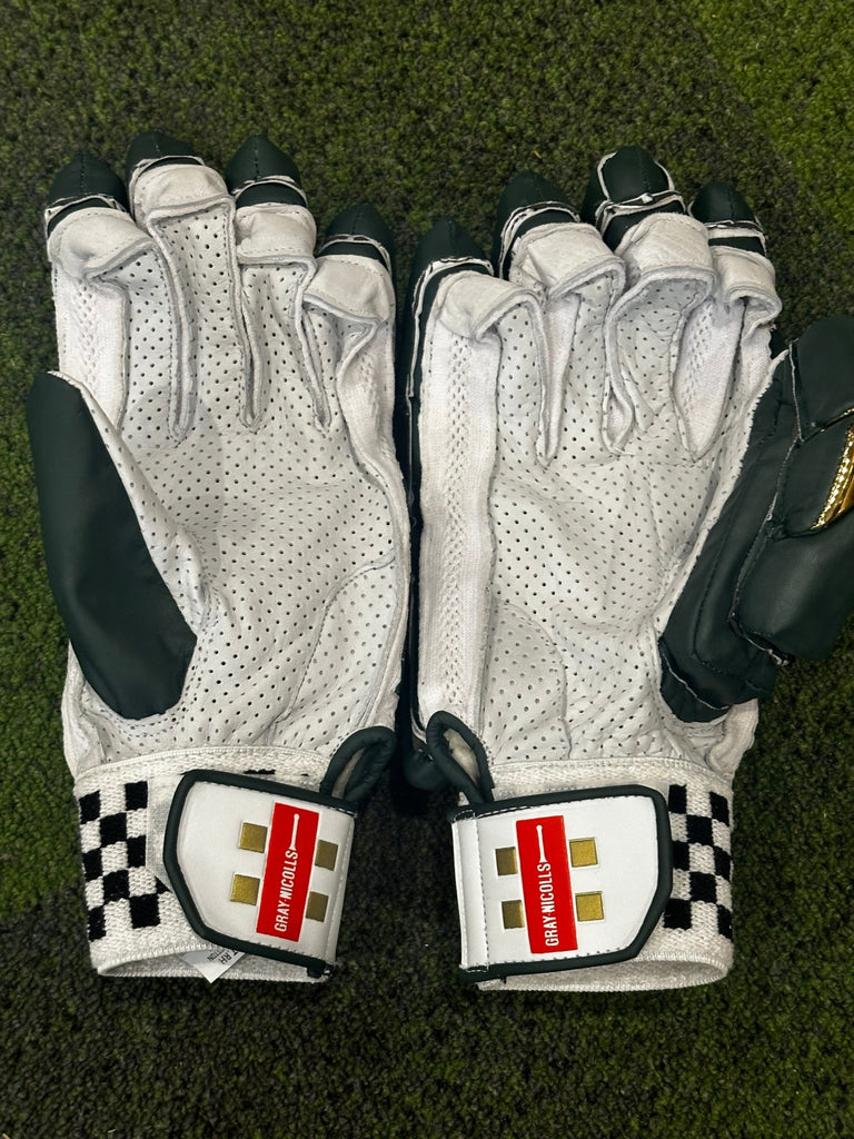 Gray - Nicolls Gold Edition Cricket Batting Gloves - Cricket Gloves - Wiz Sports