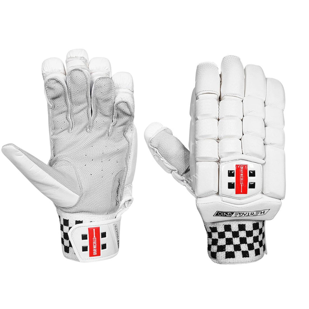 Gray Nicolls Heritage GN10 English Pittard Batting Gloves 2024 Edition - Cricket Gloves - Wiz Sports