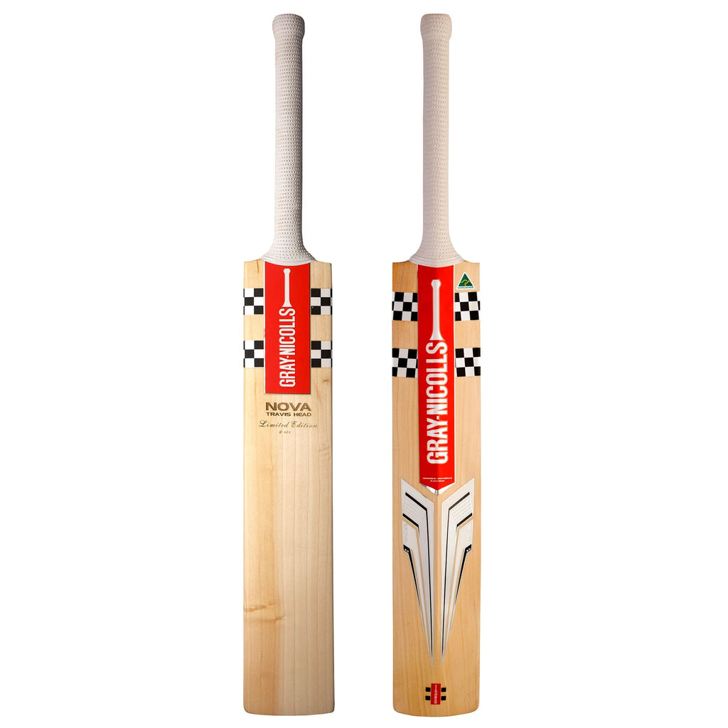 Gray - Nicolls Nova 3.0 – Travis Head Test Edition Cricket Bat - Cricket Bat - Wiz Sports