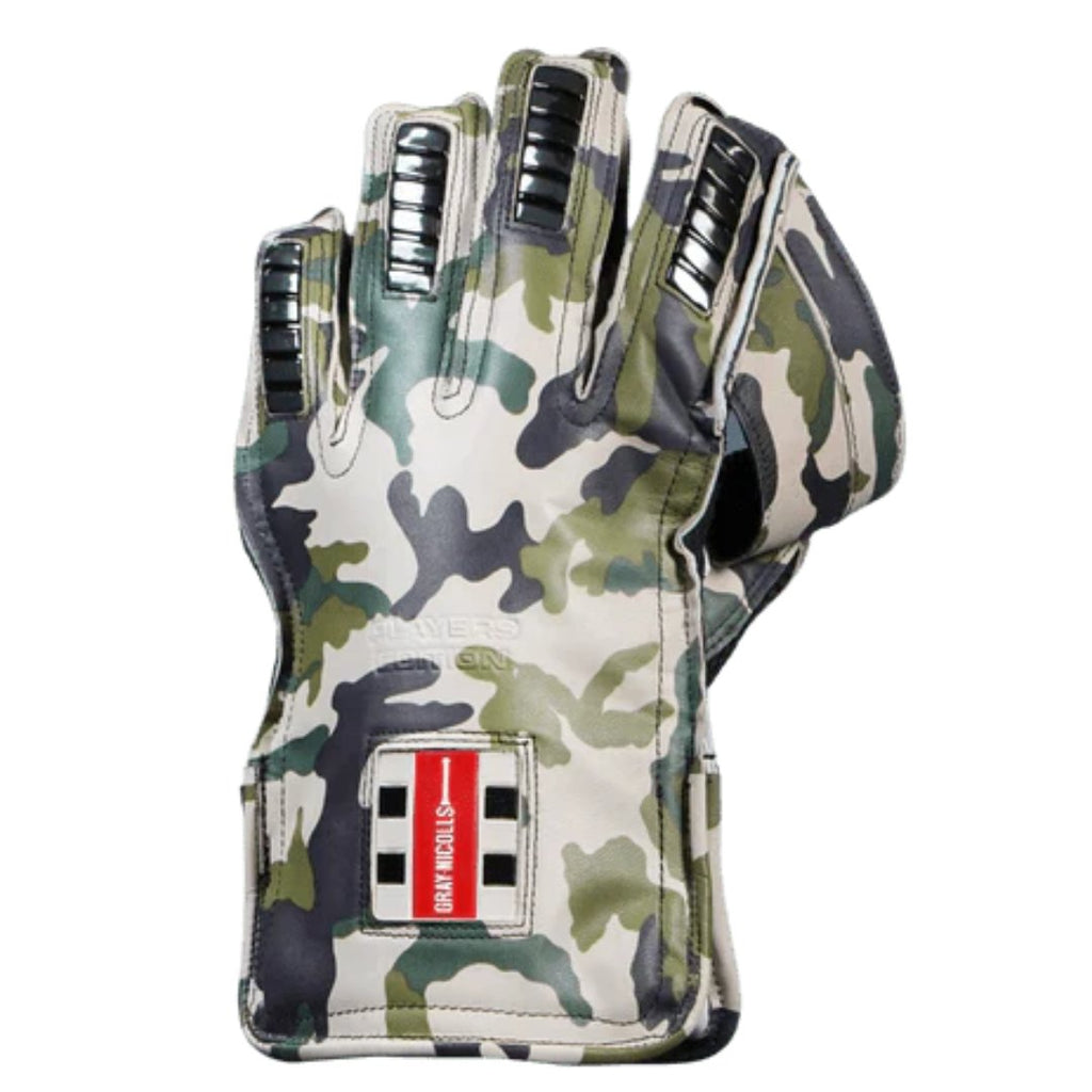 Gray - Nicolls Players Edition Wicket Keeping Gloves - Adults - Cricket Gloves - Wiz Sports