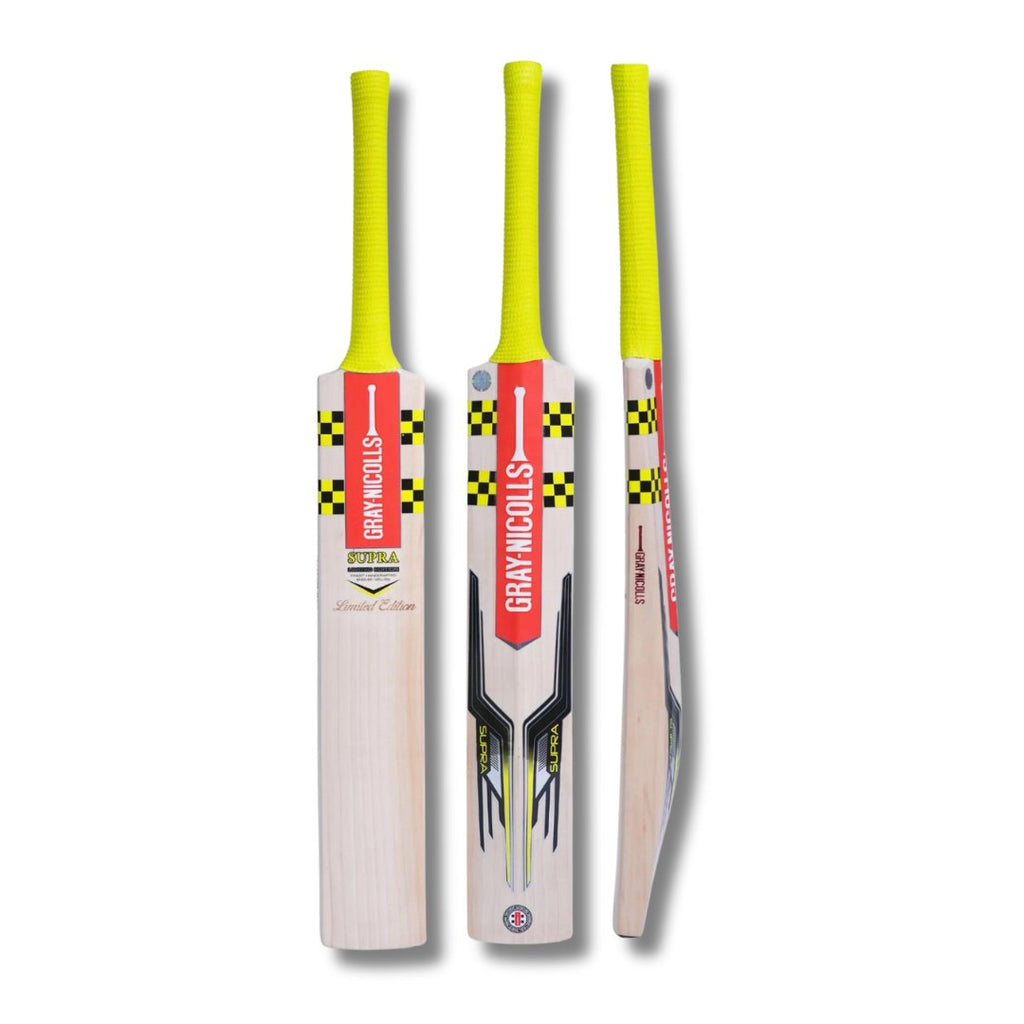 Gray Nicolls Supra Limited Edition English Willow Cricket Bat - SH - Cricket Bats - Wiz Sports