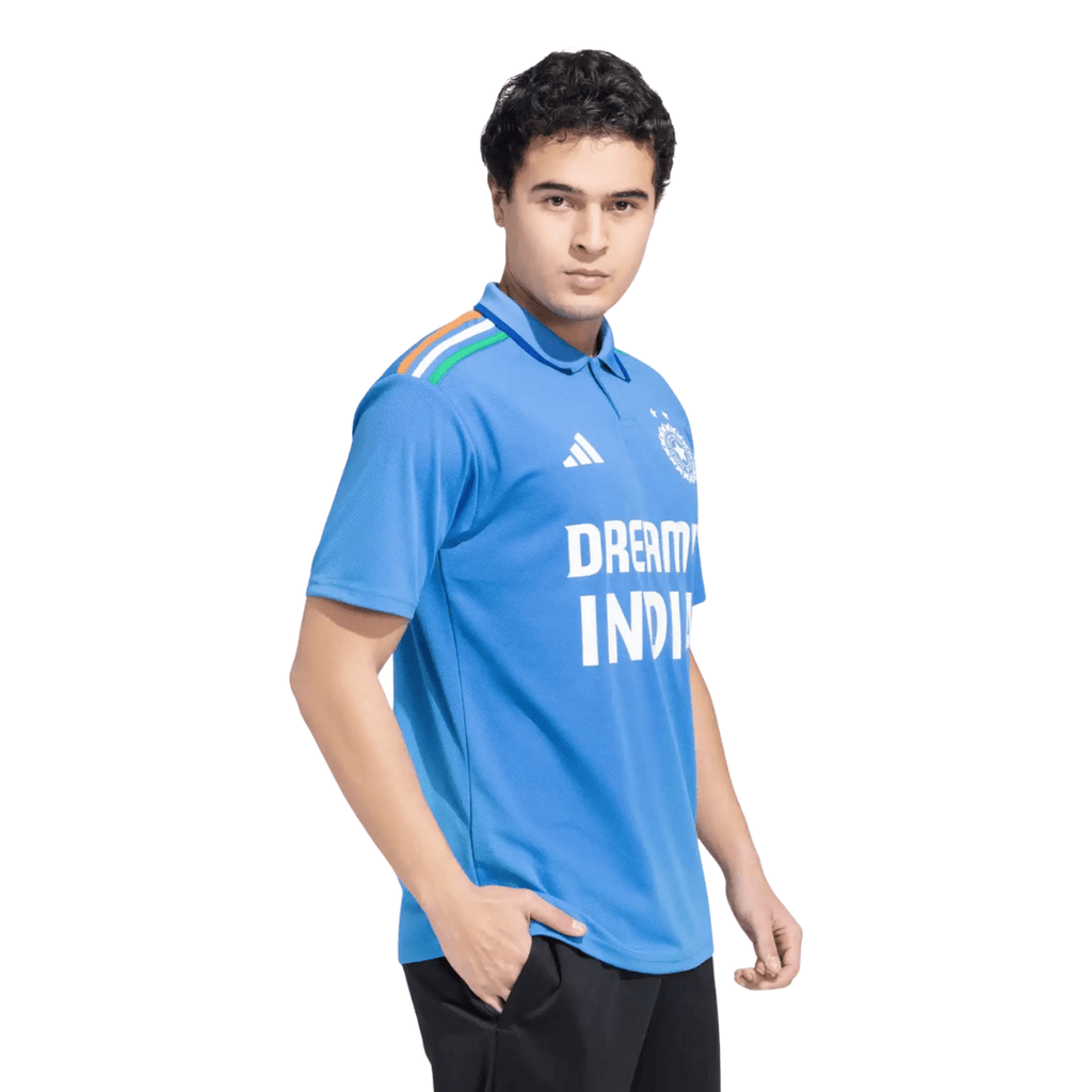 Indian Cricket Team Fan Jersey – Official adidas - Indian Jersey - Wiz Sports