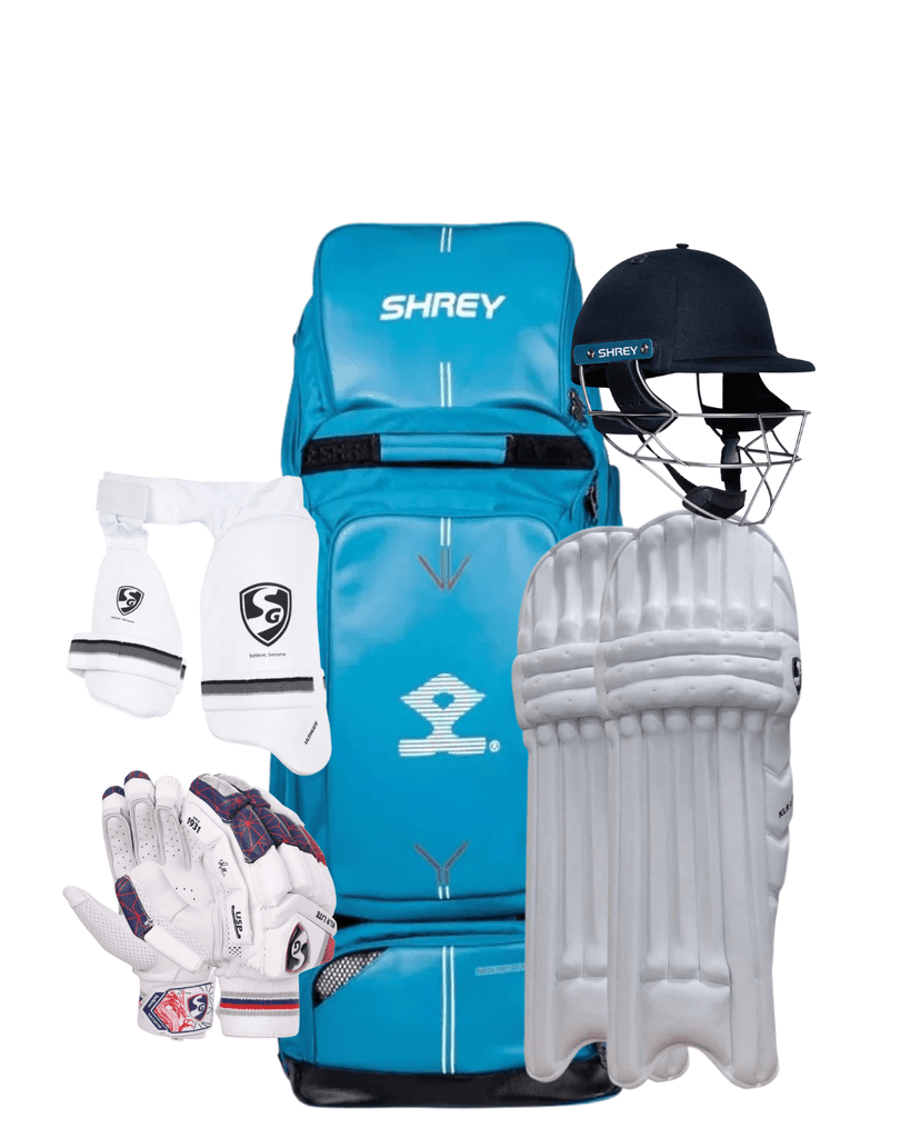 K.L. Rahul Players Bundle – SG KLR Elite Protection Set - Cricket Kit - Wiz Sports