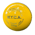 Kookaburra MYCA Yellow Silver Cricket Ball - 156gm