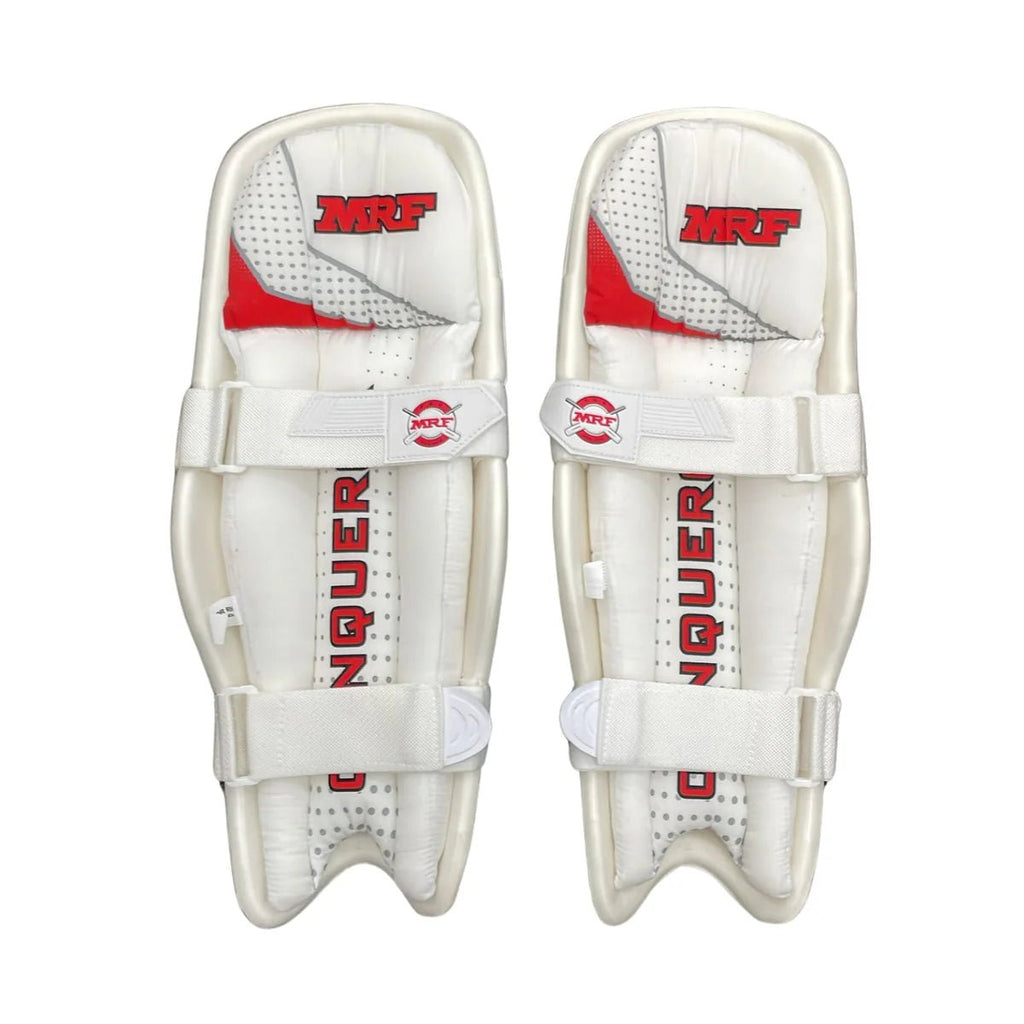 MRF Conqueror Batting Leg Guard – 2025 Edition - Cricket Batting pads - Wiz Sports