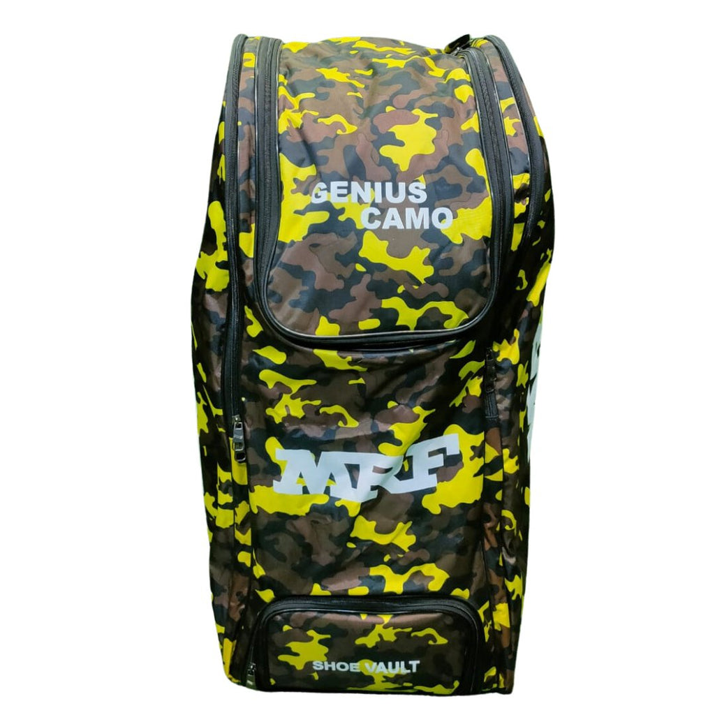 MRF Genius Camo Duffle Wheelie Cricket Kit Bag - Kit Bag - Wiz Sports