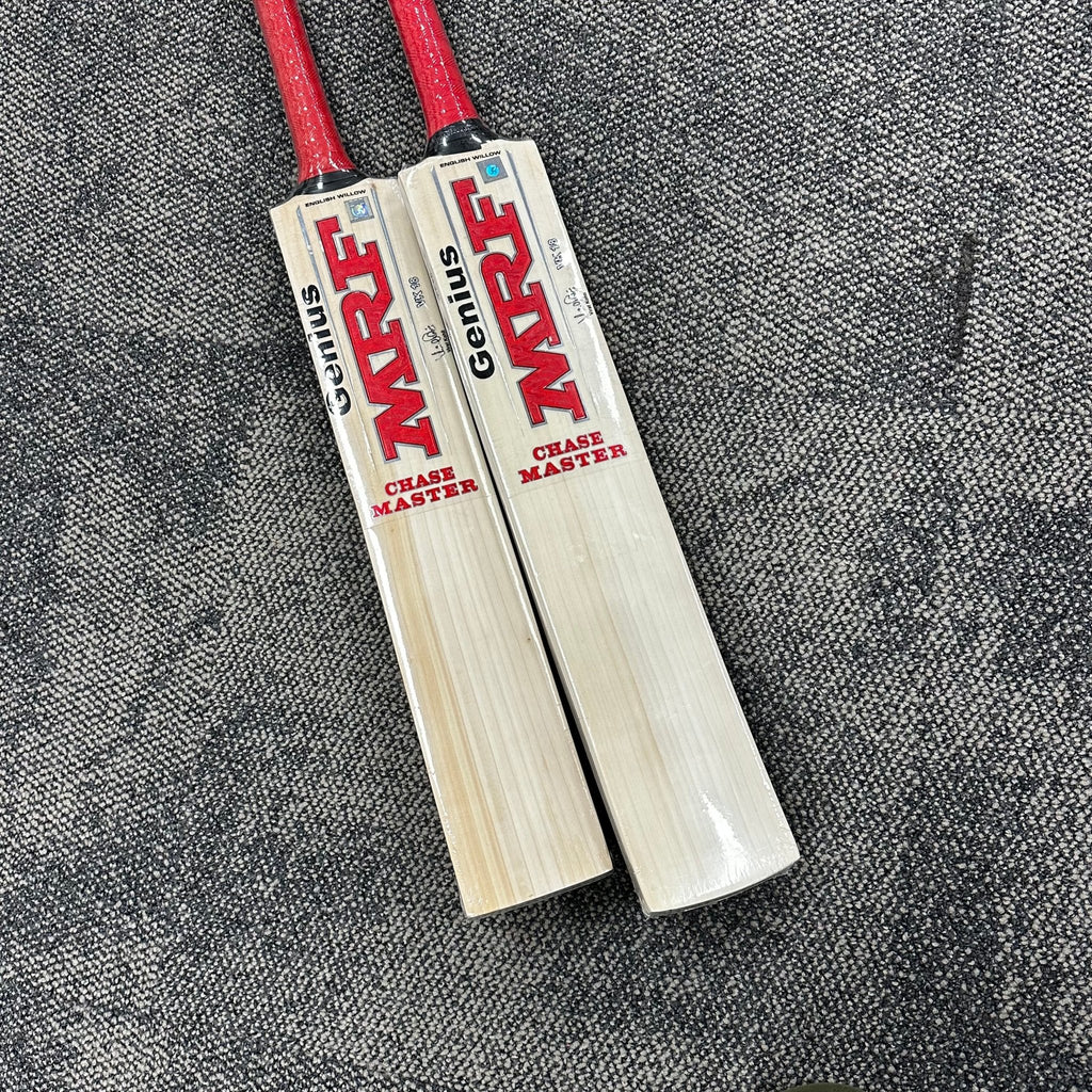 MRF Genius Chase Master Junior English Willow Cricket Bat – Players Grade 2025/26 Edition - Cricket Bat - Wiz Sports