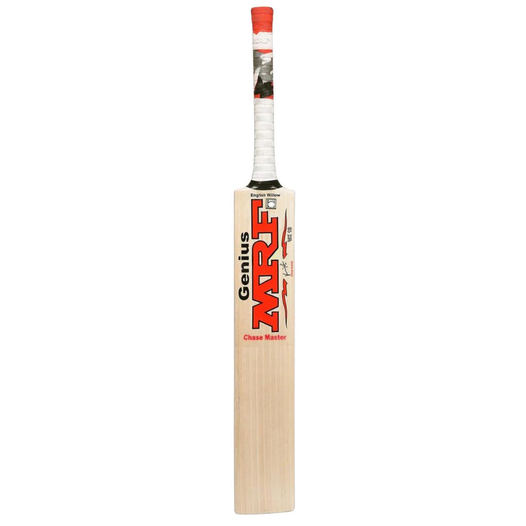 MRF Genius Chase Master Players Grade Junior English Willow Cricket Bat - 2024 - Cricket Bats - Wiz Sports