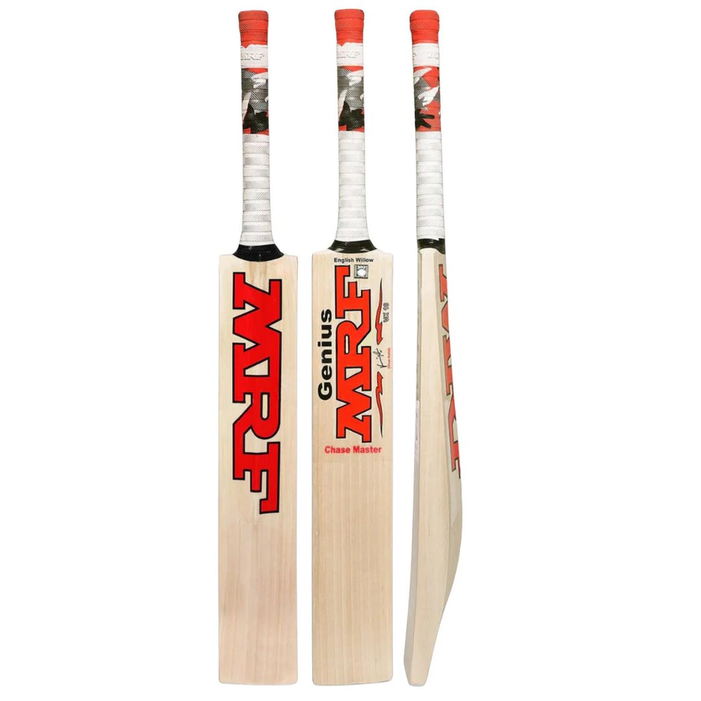 MRF Genius Chase Master Players Grade Junior English Willow Cricket Bat - 2024 - Cricket Bats - Wiz Sports