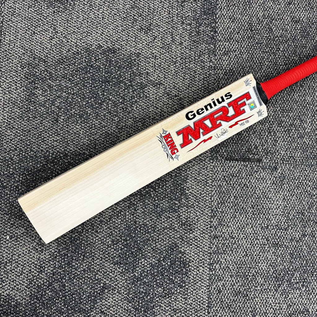 MRF Genius Grand King English Willow Cricket Bat – 2025/26 Edition - Cricket Bat - Wiz Sports